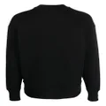 MSGM logo-print cotton sweatshirt - Black