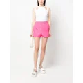 MSGM elasticated-waistband shorts - Pink