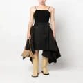 Mackintosh Cecila asymmetric double-breasted skirt - Black