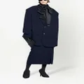 Balenciaga oversized wool blazer - Blue