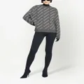Balenciaga Mini Allover Logo jumper - Grey