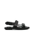 Premiata touch-strap leather sandals - Black