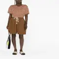Jil Sander drawstring-waist cotton shorts - Brown