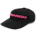 Dsquared2 logo-embroidered baseball cap - Black