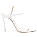 Casadei 130mm leather sandals - White