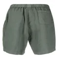 Boglioli elasticated straight-leg shorts - Green