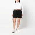DONDUP high-waisted denim shorts - Black