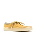 Clarks Originals wooden-beads suede boat shoes - Yellow