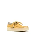 Clarks Originals wooden-beads suede boat shoes - Yellow
