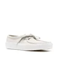Clarks Originals leather flatform-sole sneakers - White
