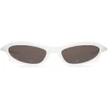 Balenciaga Eyewear Bat rectangle-frame sunglasses - White