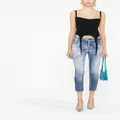 Dsquared2 distressed-effect cropped jeans - Blue