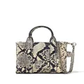 Marc Jacobs The Snake-Embossed Crossbody Tote bag - Neutrals
