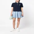 CHOCOOLATE logo-embroidered polo top - Blue