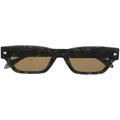 Alexander McQueen square-frame sunglasses - Grey
