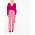 Victoria Beckham ruffled silk blouse - Pink
