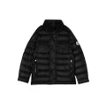Moncler Enfant logo-patch padded jacket - Black