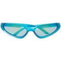 Balenciaga Eyewear Xpander cat-eye frame sunglasses - Blue