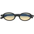 L.G.R round-frame tinted sunglasses - Black