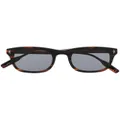 PENINSULA SWIMWEAR Portofino oval-frame sunglasses - Brown