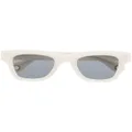 Jacquemus Nocio D-frame sunglasses - White