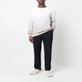 Corneliani gradient-effect knitted jumper - White