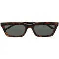 Retrosuperfuture tortoiseshell-effect square-frame sunglasses - Brown