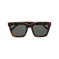 Retrosuperfuture tortoiseshell-effect square-frame sunglasses - Brown