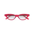Linda Farrow cat eye sunglasses - Red