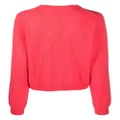 Chinti & Parker wool-cashmere cropped cardigan - Pink