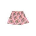 The Animals Observatory graphic-print ruffled skirt - Pink