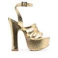 Vivienne Westwood Britney open-toe platform sandals - Gold