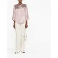 Brunello Cucinelli striped button-up blouse - Pink