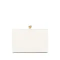 Jil Sander logo-detail leather purse - White