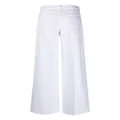 L'Agence seam-detail wide-leg trousers - White