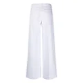 L'Agence seam-detail wide-leg trousers - White