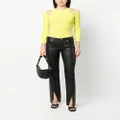 Dsquared2 shoulder cut-out knit top - Yellow