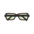 Retrosuperfuture rectangle-frame sunglasses - Brown