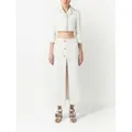 Giambattista Valli tweed maxi skirt - White