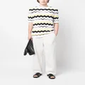 Missoni zigzag knitted T-shirt - White