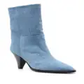 ISABEL MARANT Rouxa 80mm suede ankle boots - Blue