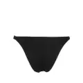 Moschino logo-plaque bikini bottoms - Black