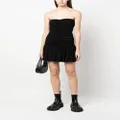 Dsquared2 strapless ruched dress - Black