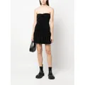 Dsquared2 strapless ruched dress - Black