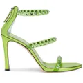 Giuseppe Zanotti 120mm crystal-embellished stiletto sandals - Green