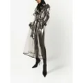 Dolce & Gabbana KIM DOLCE&GABBANA contrast-trim trench coat - Black
