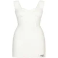 Dolce & Gabbana KIM DOLCE&GABBANA terrycloth minidress - White