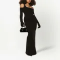 Dolce & Gabbana KIM DOLCE&GABBANA Milano-rib maxi dress - Black