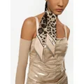 Dolce & Gabbana KIM DOLCE&GABBANA leopard-print twill headscarf - Neutrals
