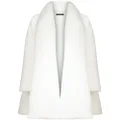Dolce & Gabbana KIM DOLCE&GABBANA open-front terrycloth coat - White
